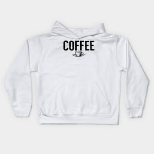 Funny Coffee Cup Menu Kids Hoodie